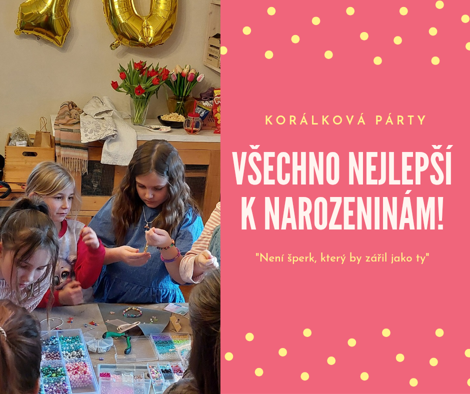 Kreativní program na narozeninovou párty